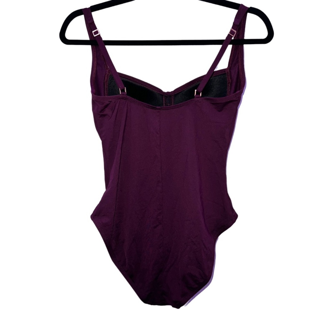 ✨HP✨ LA BLANCA BY ROD BEATTIE; PURPLE ONE PIECE SWIMSUIT - Picture 6 of 11